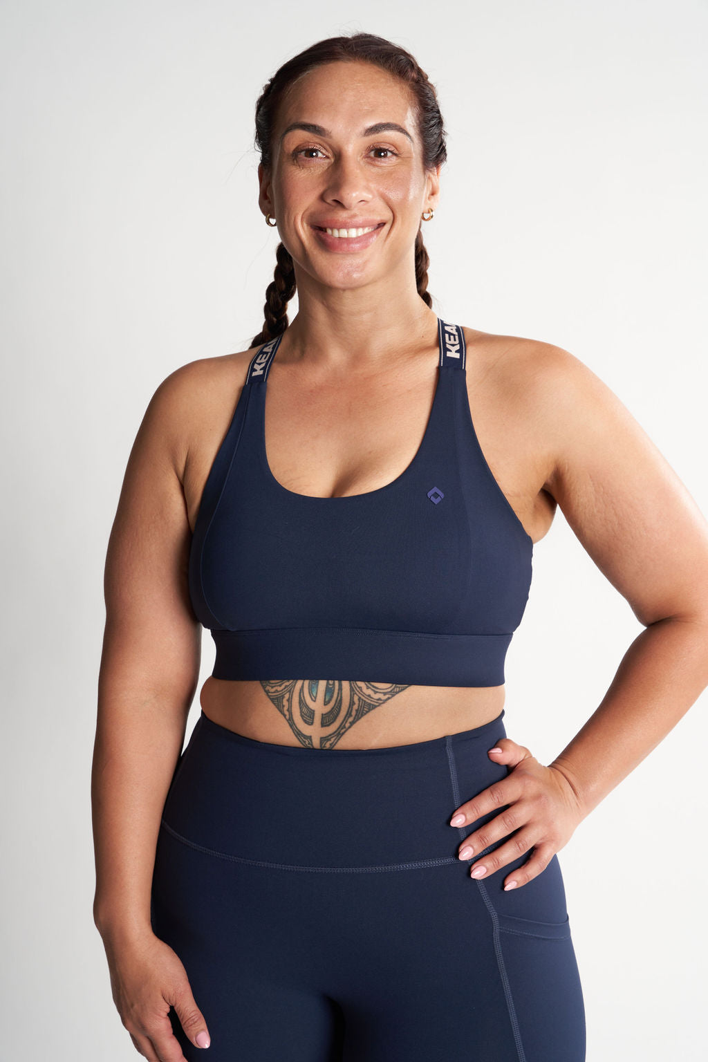 Edge Sports Bra Denim KEAN