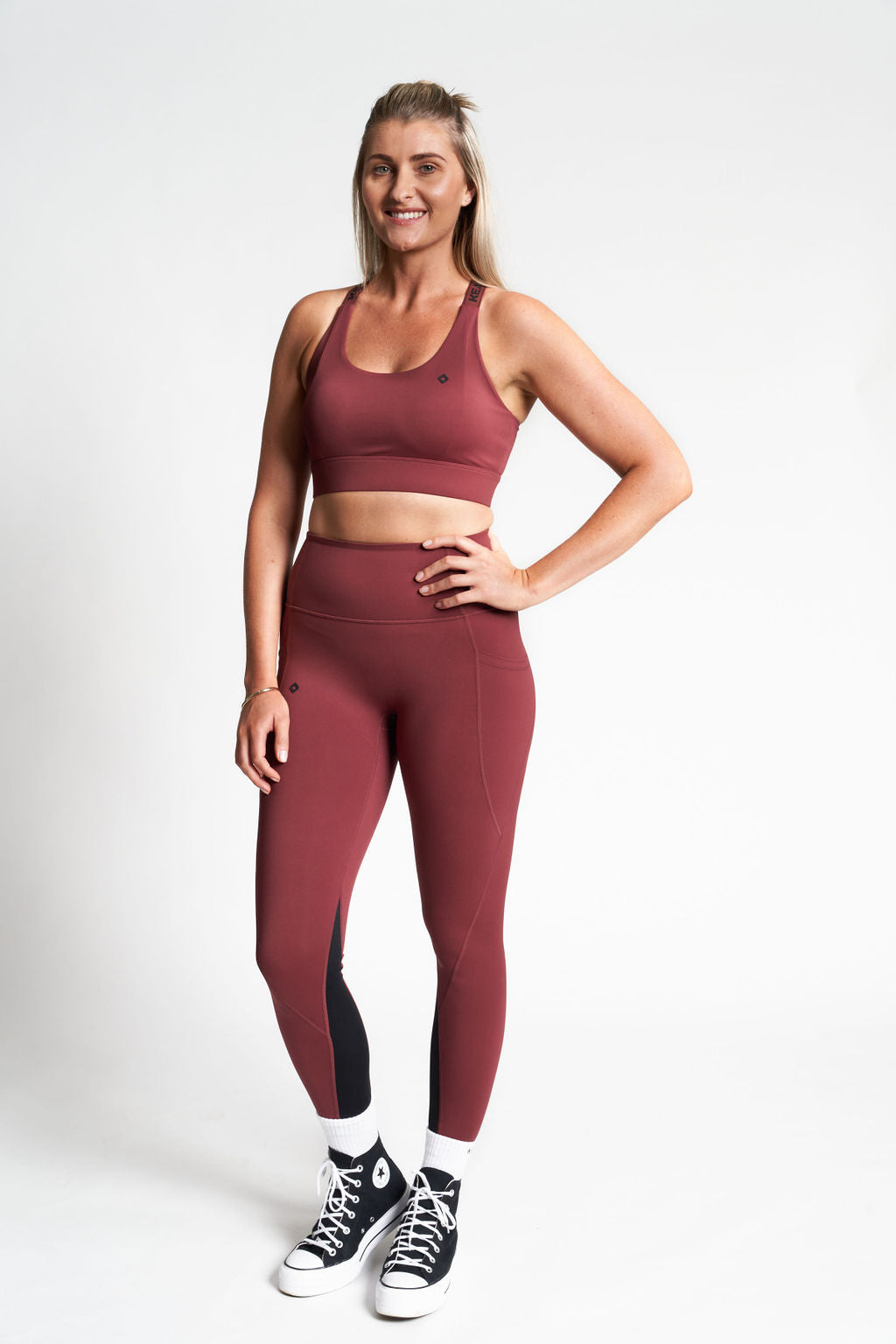 Edge Sports Bra Carmine