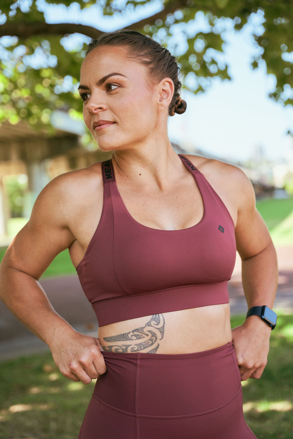 Edge Sports Bra Carmine