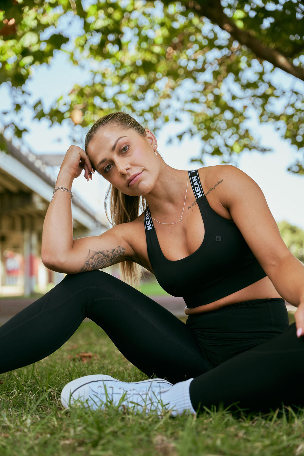 Edge Sports Bra Black